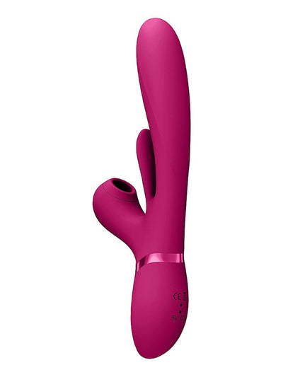 Thrusting G-spot, Flapper, Air Wave Clit Stimulator - Pink