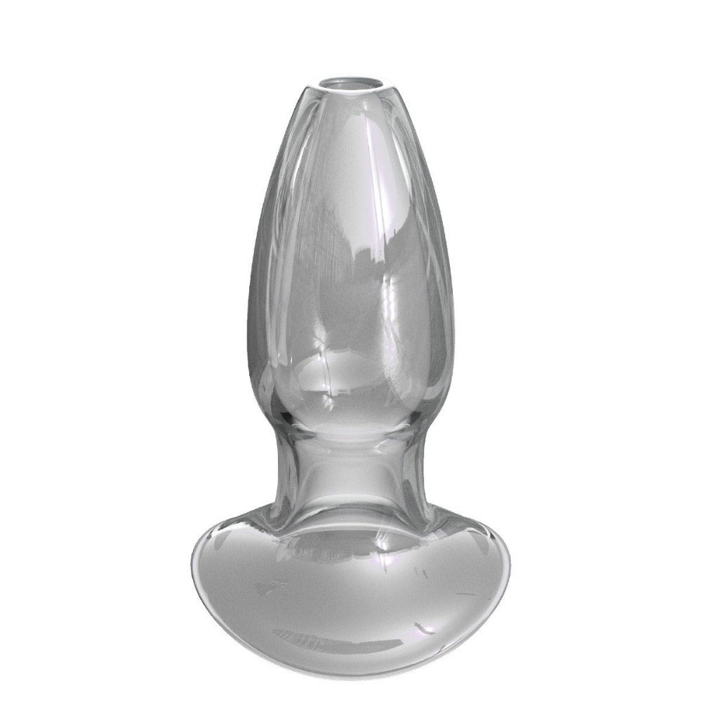 Anal Fantasy Elite Glass Anal Gaper Plug Anal Toys Pipedream Products Clear Large