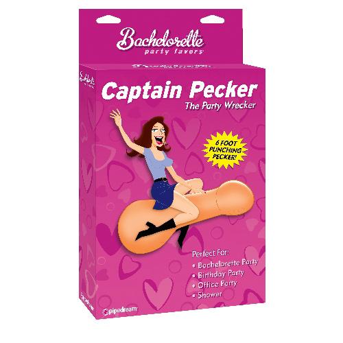 Bachelorette Party Favor Captain Pecker Novelties and Games Pipedream Products Nude