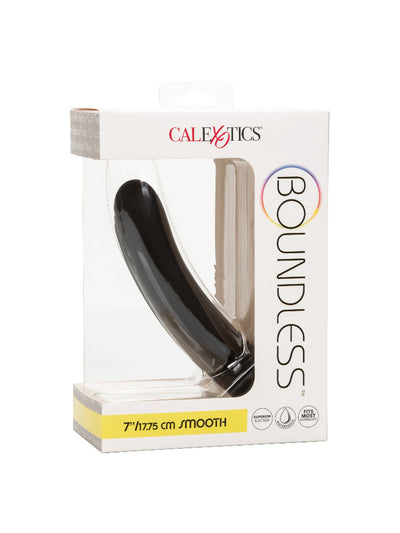 Boundless Smooth Silicone Anal Probe Anal Toys CalExotics Black Large