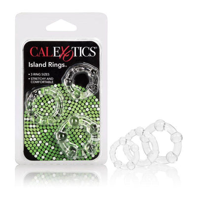 Island Rings Erection Enhancer Set More Toys California Exotics Novelties Clear