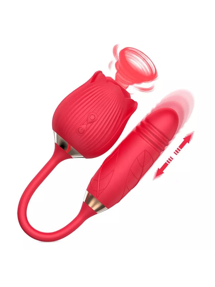 Rose Suction Clitoral Stimulator Dildo Rose Suction Clitoral Stimulator Dildo
