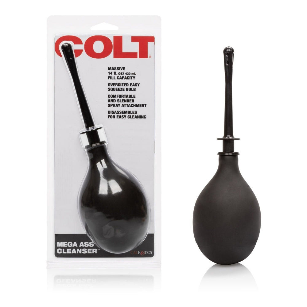 COLT Mega Ass Anal Douche Cleaning System Anal Toys CalExotics Black