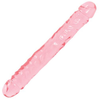 Crystal Jellies Jr Double-Ended Dong Dildos Doc Johnson Pink