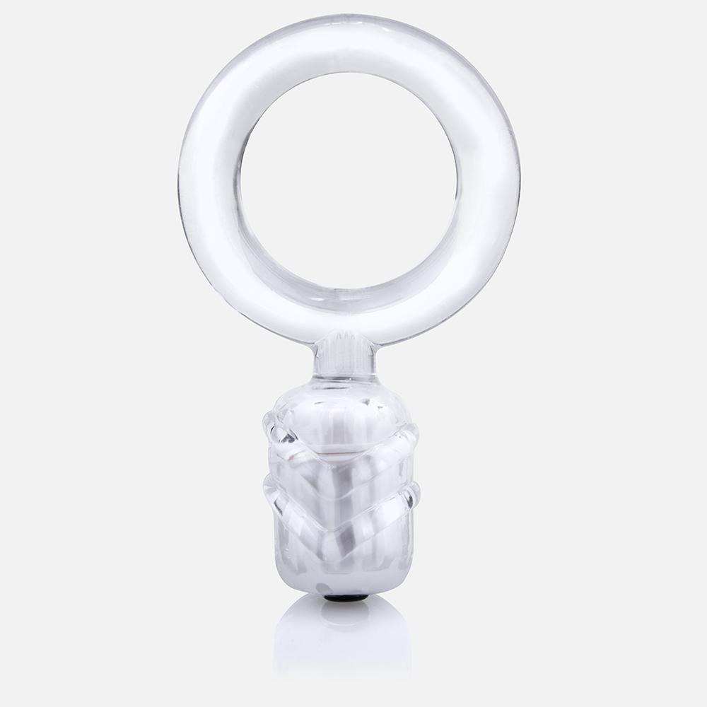 Dongle Vibrating Testicle & Penis Ring More Toys Screaming O Clear