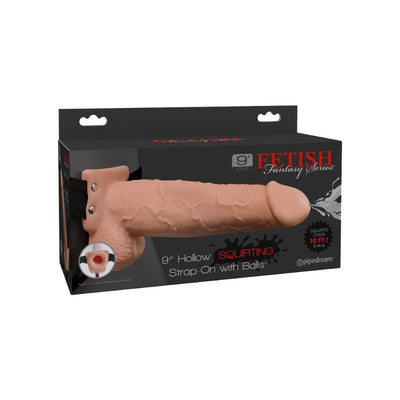 Fetish Fantasy Squirting Hollow Strap-on More Toys Pipedream Products Dark Light