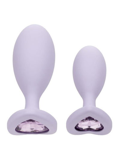 First Time Crystal Booty Duo Butt Plug Set