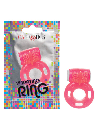 Vibrating Penis Ring in Foil Pack More Toys CalExotics Pink