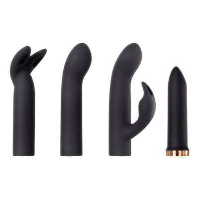 Four Play Silicone Bullet with Sleeves Vibrators Evolved Novelties 