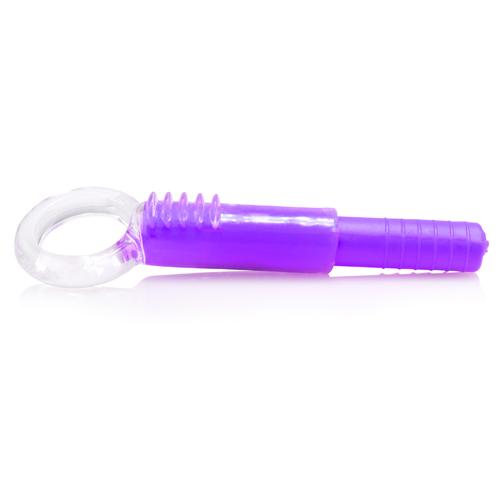 Go Stix Super Slim Vibrating Cock Ring More Toys Screaming O Purple 