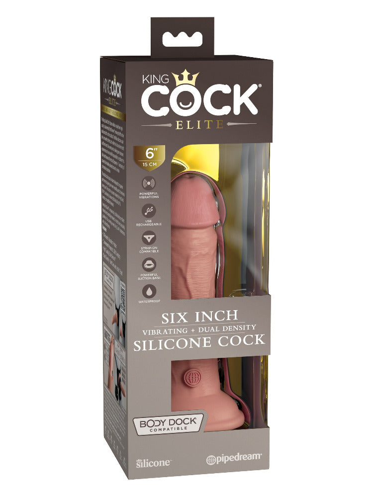 King Cock Elite Dual Density Silicone Cock Dildos Pipedream Products 
