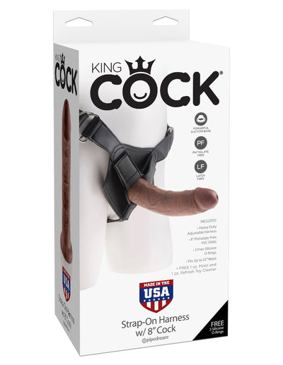 King Cock Strap-On Harness Set  More Toys Pipedream Products Large Dark