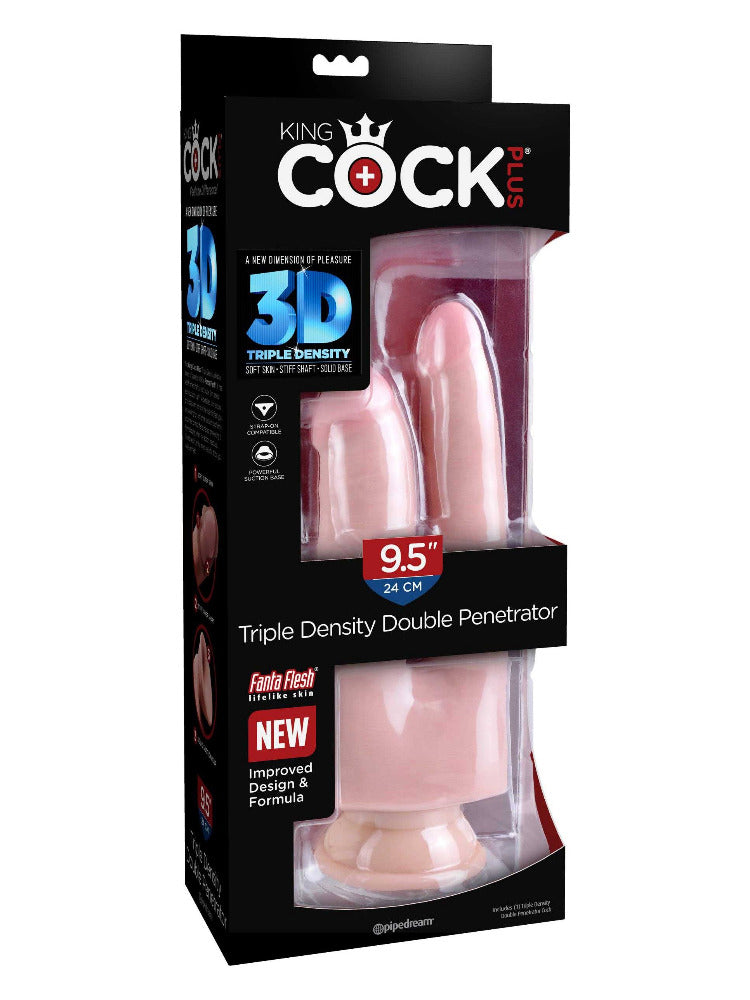 King Cock Triple Density Double Penetrator Dildos Pipedream Products 