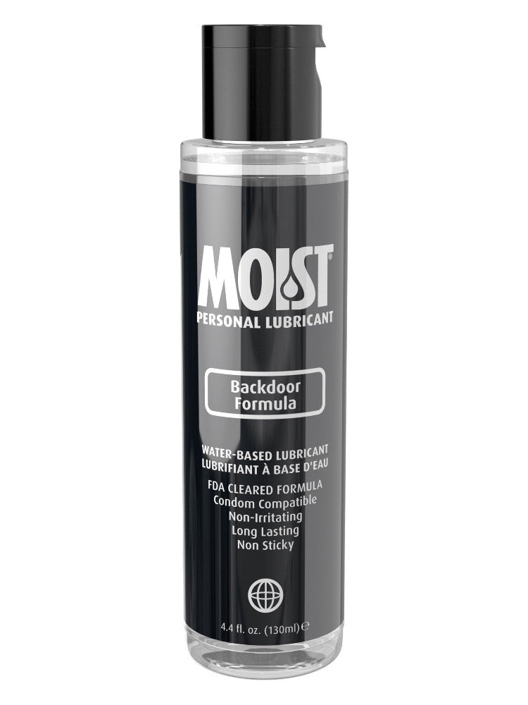 Moist Backdoor Water-Based Anal Lubricant Lubes and Massage Pipedream Products 4.4 oz 