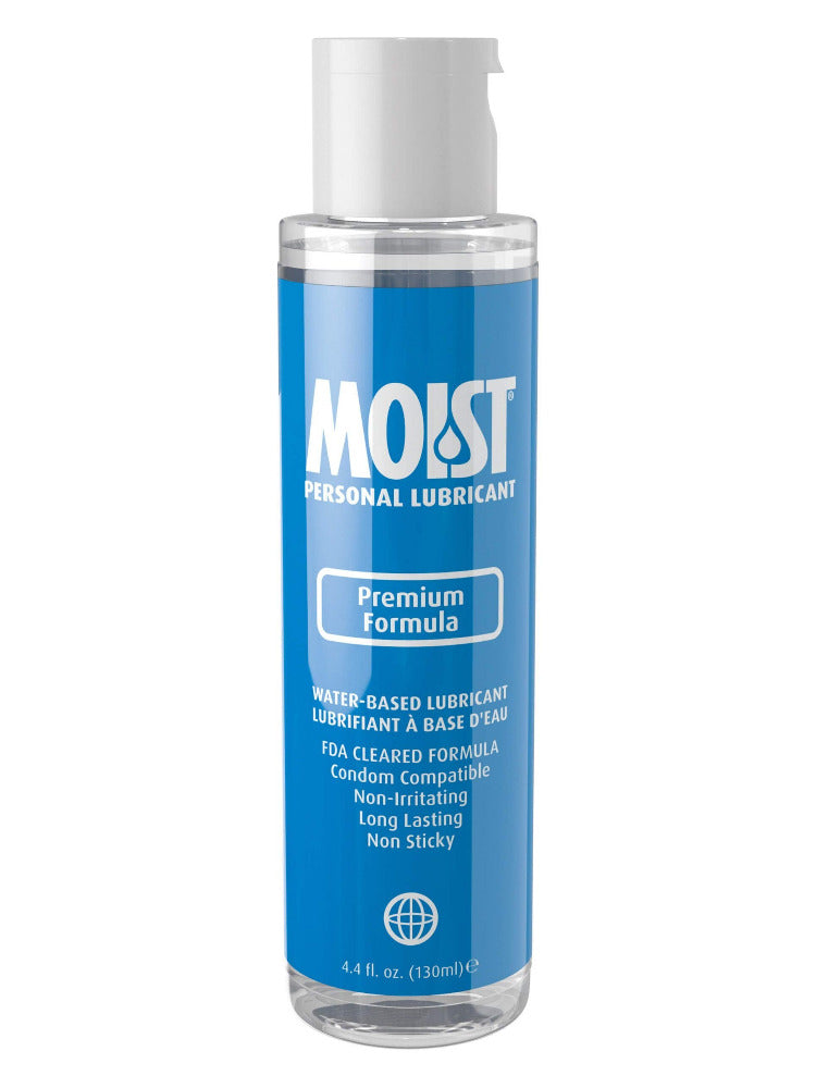 Moist Water-Based Personal Lubricant Lubes and Massage Pipedream Products 4.4 oz 