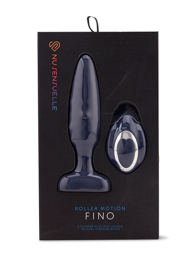 Remote Fino Roller Motion Anal Plug Anal Toys Nu Sensuelle Navy Blue