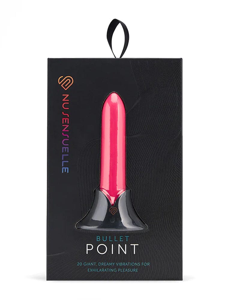 Point Silicone Rechargeable Bullet Vibrator Vibrators Nu Sensuelle Pink