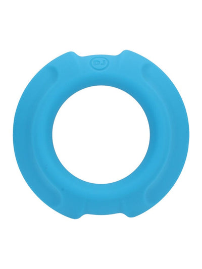 OptiMALE FlexiSteel Silicone Cock Ring More Toys Doc Johnson Small Blue 