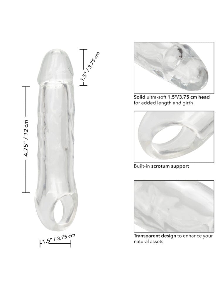Performance Maxx Clear Penis Extension More Toys CalExotics Clear 1.5"