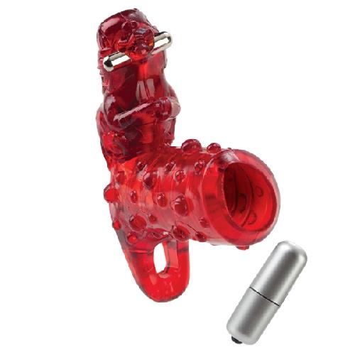 Phil Varone Pierced Rocker Cock Ring  More Toys CalExotics Red