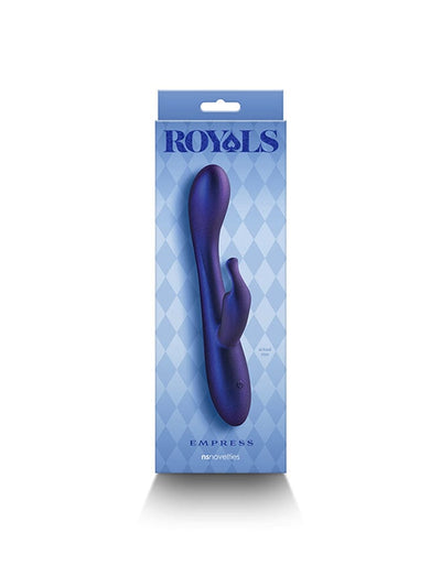 Royals Empress G-Spot Rabbit Vibrator Vibrators NS Novelties Metallic Blue