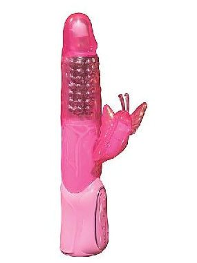 Stimulating Butterfly Rabbit Vibrator with Rotating Beads | Cupid Boutique Stimulating Butterfly Rabbit Vibrator with Rotating Beads | Cupid Boutique