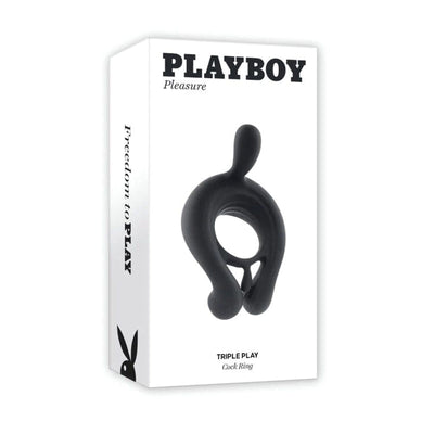 Triple Play Remote Silicone Cock Ring