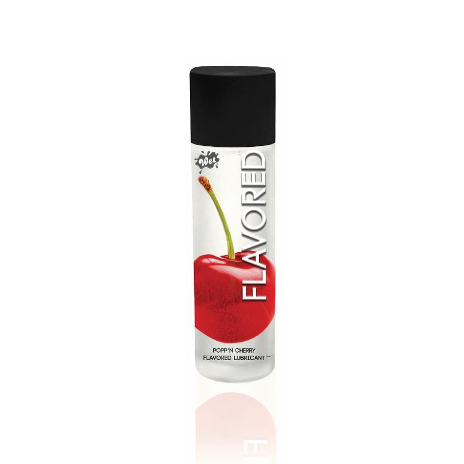 Wet Flavored Edible Water Based Lubricant Lubes and Massage Wet Lubricants Popp'n Cherry 