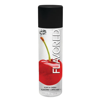 Wet Flavored Edible Water Based Lubricant Lubes and Massage Wet Lubricants Popp'n Cherry 3 fl oz. 
