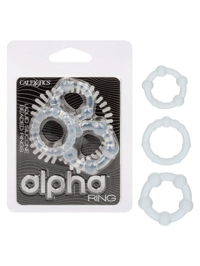 Alpha Liquid Silicone Beaded Rings
