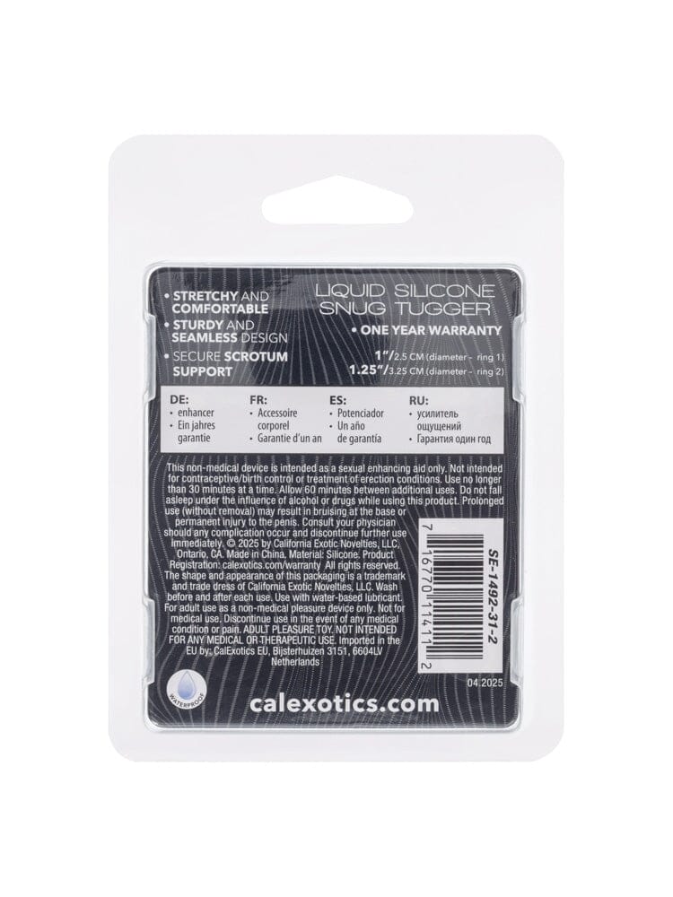 Alpha Liquid Silicone Snug Tugger - Black