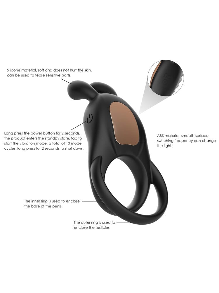 Andy Remote Control Cock Ring