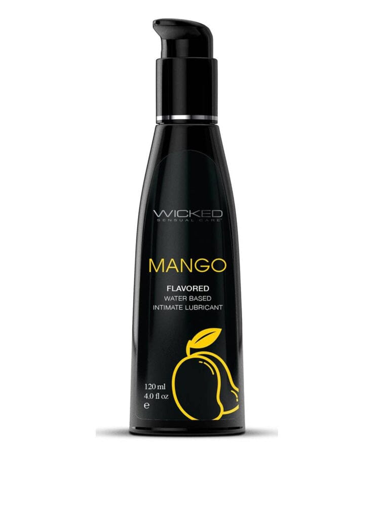 Aqua Mango 4oz Flavoured Edible Water Based Lubricant