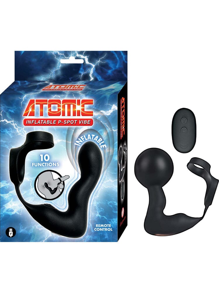 Atomic Inflatable P-Spot Vibe-Black