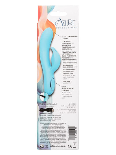 Azure Collection: Bunny G Silicone Rabbit Vibrator