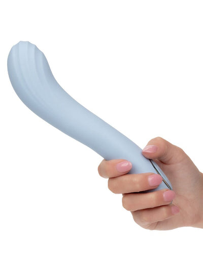 Azure Collection: Contoured G Silicone Classic Vibrator