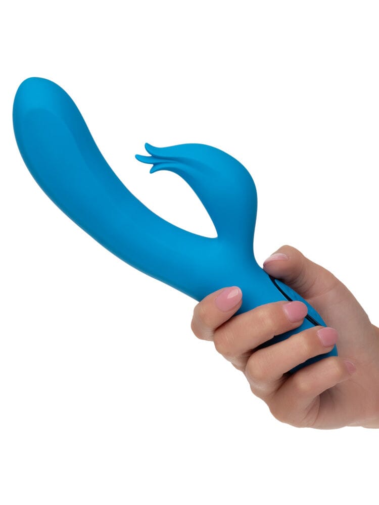 Azure Collection: Flutter G Silicone Rabbit Vibrator