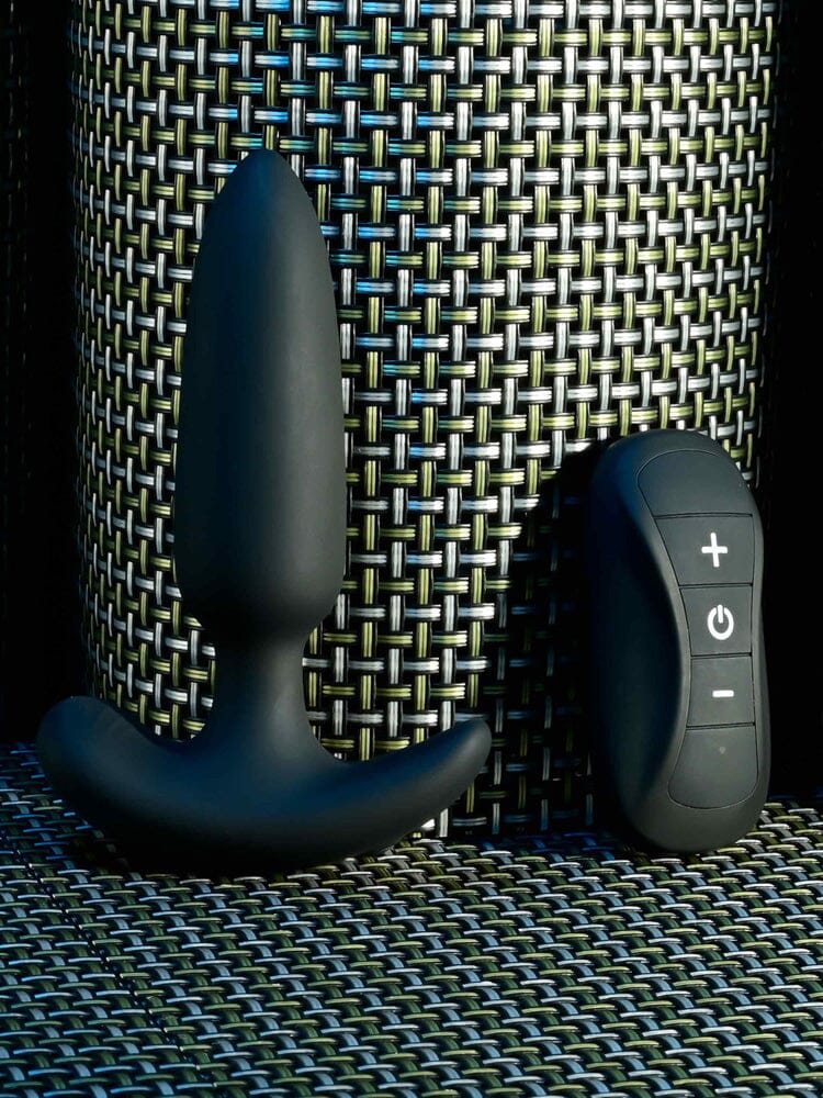 Black Beauty Rechargeable Remote Silicone Anal Plug