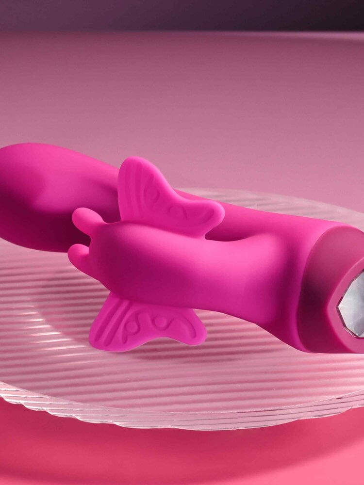 Butterfly Love Rechargeable Pink G-Spot Rabbit Vibrator