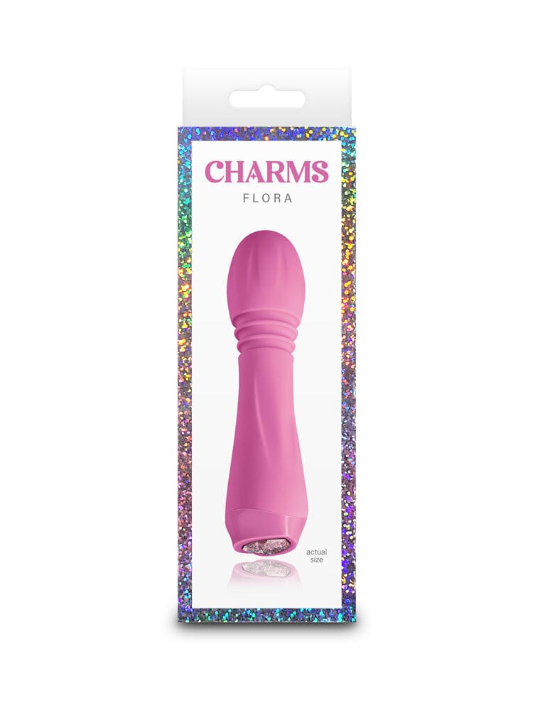 Charms - Flora - Coral Silicone Vibrator