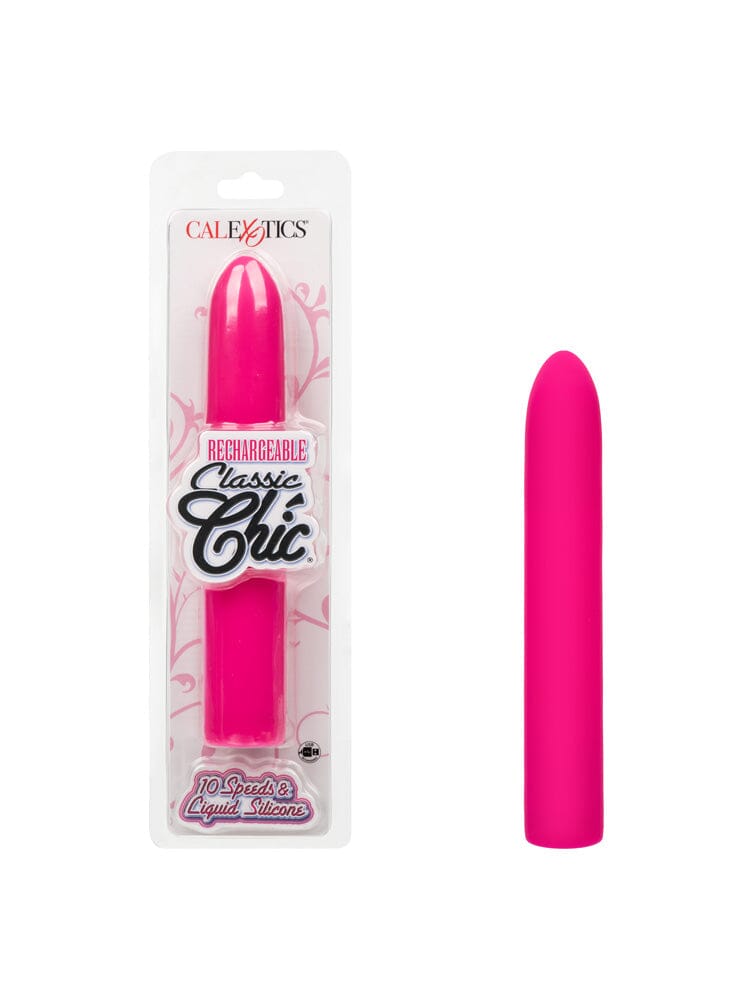 Classic Chic Silicone Rechargeable Pink Standard Vibrator