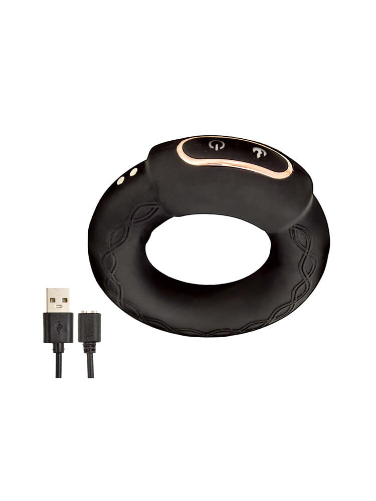 Cockpower Heat Up Cock Ring-Black