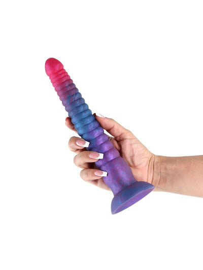 Colours - Stacked - 9" Dildo - Pink/Blue
