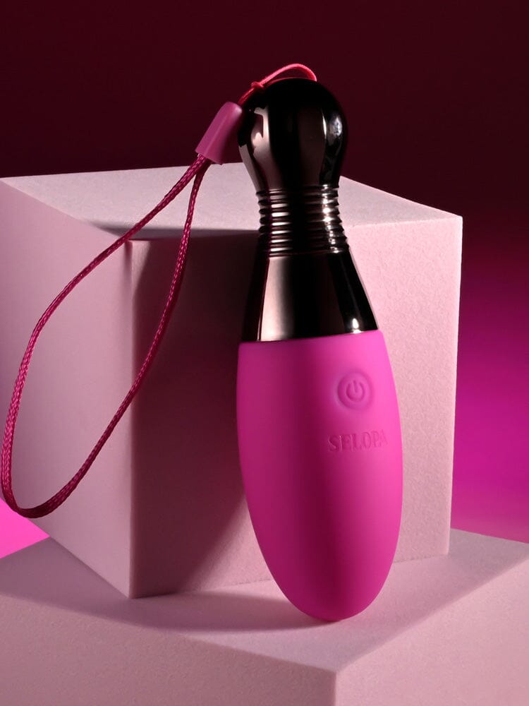 Companion Rechargeable Silicone Pink Egg Bullet Vibrator