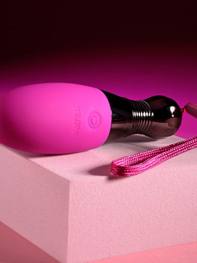 Companion Rechargeable Silicone Pink Egg Bullet Vibrator