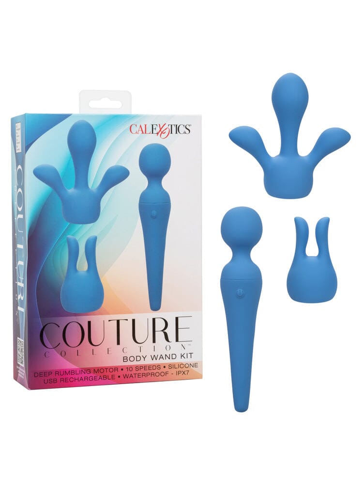 Couture Collection Premium Silicone Body Wand Massager Kit