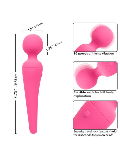 Couture Collection Silicone Rechargeable Body Wand Vibrator