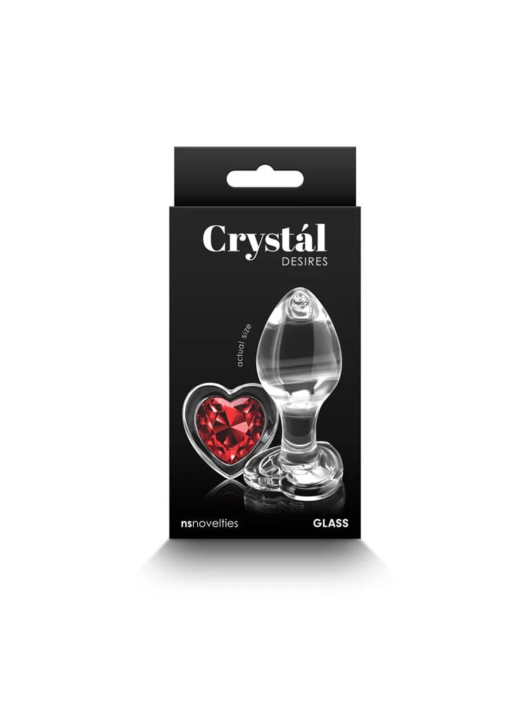 Crystal - Desires - Red Heart - Medium