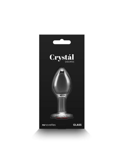 Crystal - Desires - Red Heart - Medium