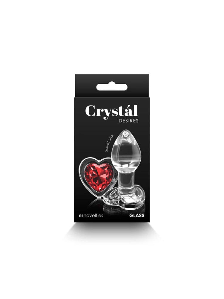 Crystal - Desires - Red Heart - Small
